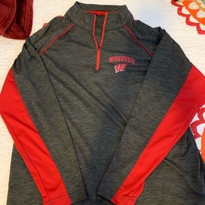 Wisconsin Badgers quarter zip up